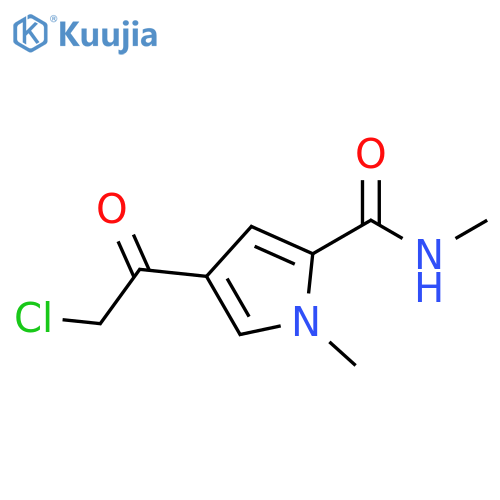 4-(2-chloroacetyl)-N,1-dimethyl-1H-pyrrole-2-carboxamide structure