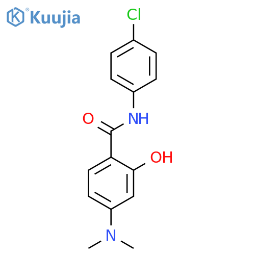 Benzamide, N-(4-chlorophenyl)-4-(dimethylamino)-2-hydroxy- structure