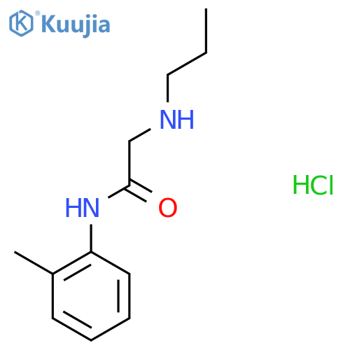 N-(2-Methylphenyl)-2-(propylamino)acetamide hydrochloride structure