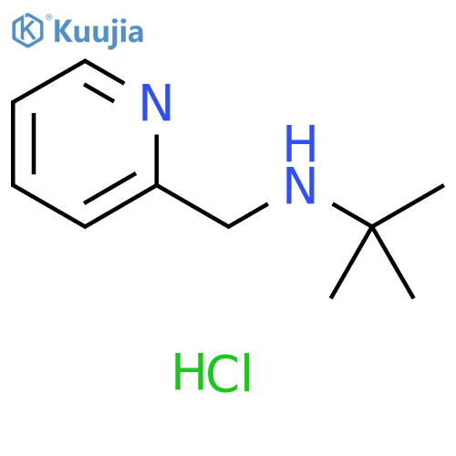tert-butyl(2-pyridinylmethyl)amine hydrochloride structure