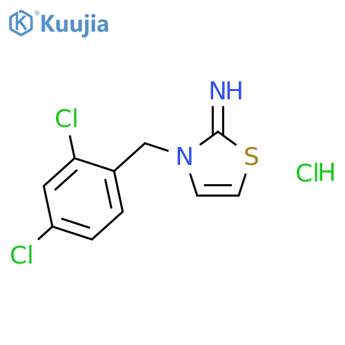 3-(2,4-dichlorobenzyl)-1,3-thiazol-2(3H)-imine hydrochloride structure