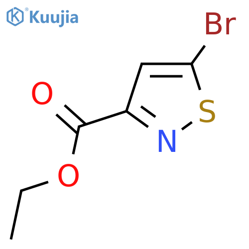 ethyl 5-bromo-1,2-thiazole-3-carboxylate structure