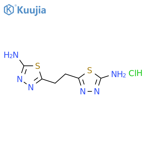 5-2-(5-Amino-1,3,4-thiadiazol-2-yl)ethyl-1,3,4-thiadiazol-2-ylamine Hydrochloride structure
