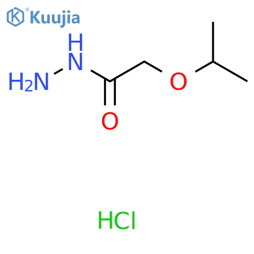 2-Isopropoxyacetohydrazide hydrochloride structure