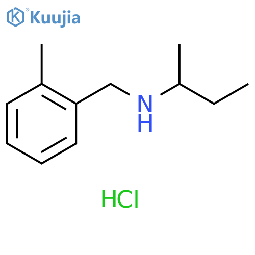 N-(2-methylbenzyl)-2-butanamine hydrochloride structure