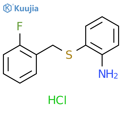 {2-(2-Fluorobenzyl)thiophenyl}amine Hydrochloride structure