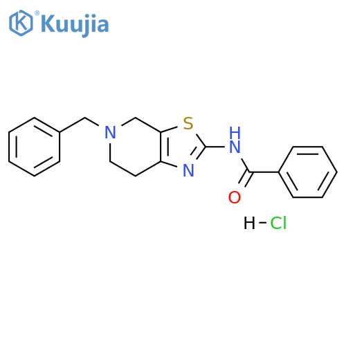 N-{5-benzyl-4H,5H,6H,7H-1,3thiazolo5,4-cpyridin-2-yl}benzamide hydrochloride structure
