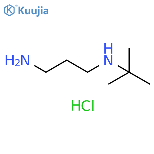 (3-aminopropyl)(tert-butyl)amine dihydrochloride structure