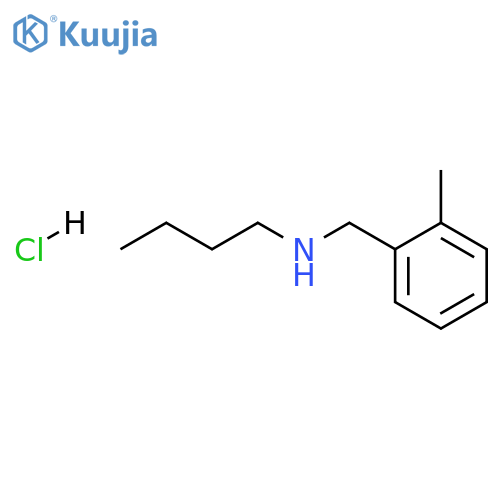 N-(2-methylbenzyl)-1-butanamine hydrochloride structure