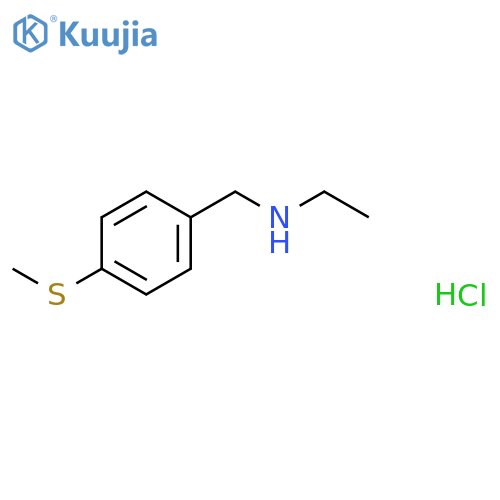 N-[4-(methylthio)benzyl]ethanamine hydrochloride structure