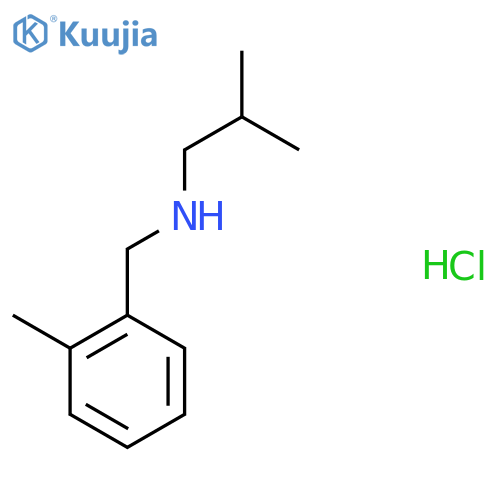 (2-Methylphenyl)methyl(2-methylpropyl)amine Hydrochloride structure