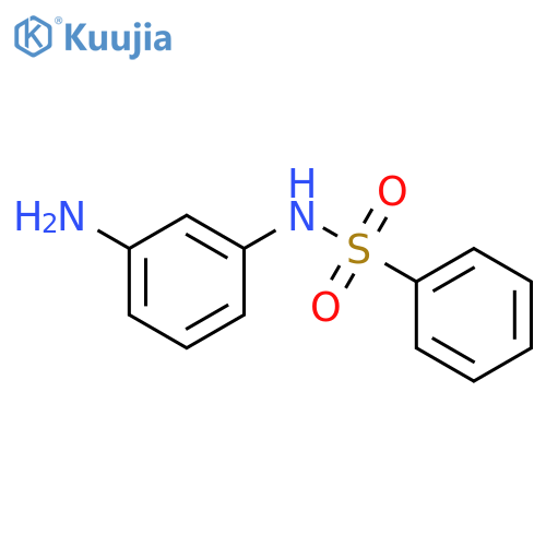 N-(3-Aminophenyl)benzenesulfonamide structure