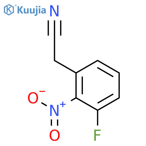 2-(3-Fluoro-2-nitrophenyl)acetonitrile structure