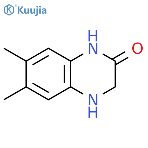 6,7-dimethyl-1,2,3,4-tetrahydroquinoxalin-2-one structure