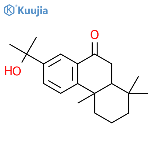 9(1H)-Phenanthrenone,2,3,4,4a,10,10a-hexahydro-7-(1-hydroxy-1-methylethyl)-1,1,4a-trimethyl-,(4aS-trans)- (9CI) structure