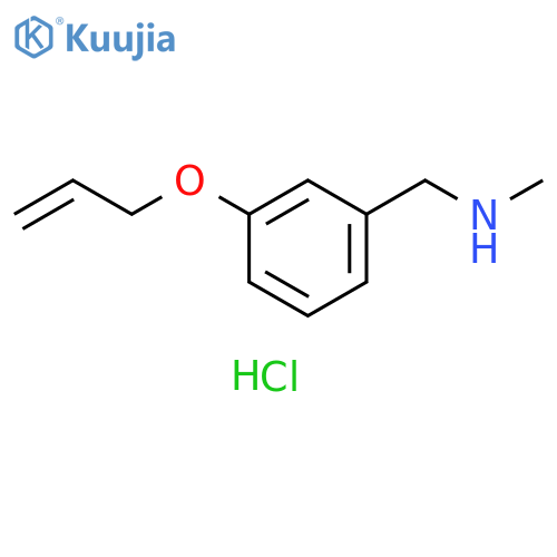 [3-(allyloxy)benzyl]methylamine hydrochloride structure