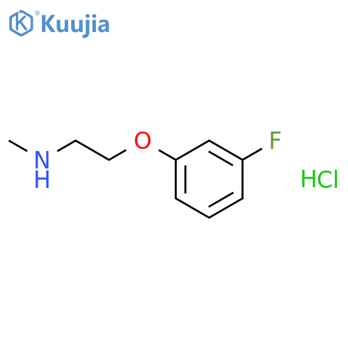 2-(3-fluorophenoxy)-N-methylethan-1-amine hydrochloride structure