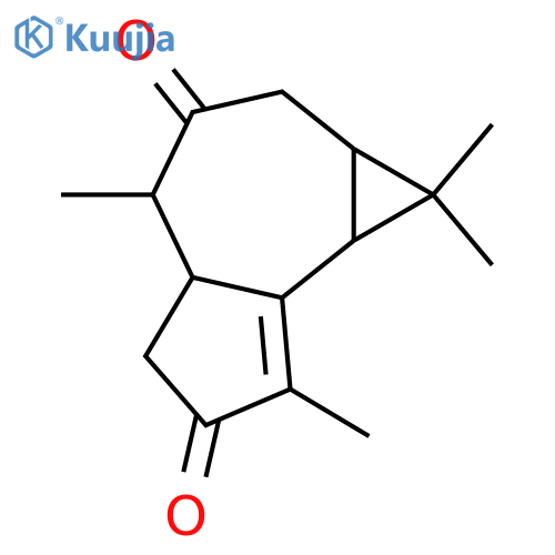 4-Aromadendrene-3,9-dione; (1β,6α,7α,10α)-form structure