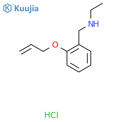 N-[2-(Allyloxy)benzyl]ethanamine hydrochloride structure