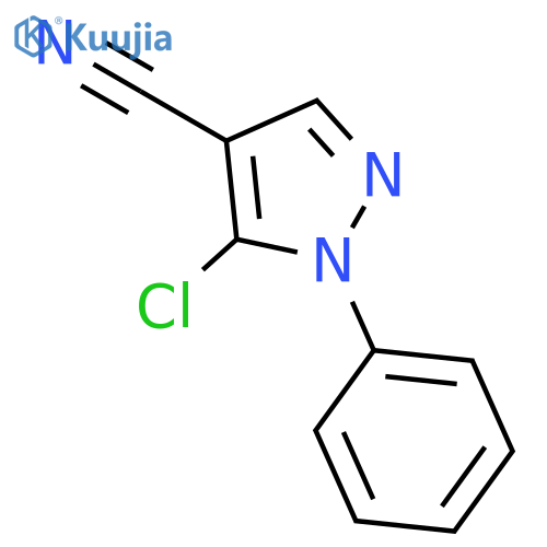 5-Chloro-1-phenyl-1H-pyrazole-4-carbonitrile structure