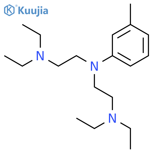1,2-Ethanediamine, N-[2-(diethylamino)ethyl]-N',N'-diethyl-N-(3-methylphenyl)- structure