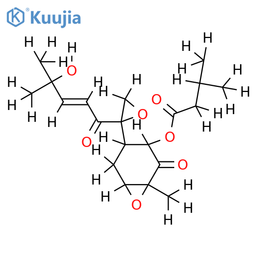 2alpha-isovaleryloxy-3,8-dioxo-11-hydroxy-4beta,5beta,7beta,14-bis-epoxybisabol-9E-ene structure