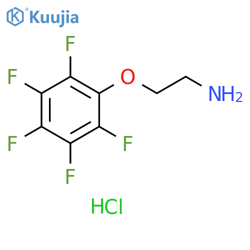 [2-(pentafluorophenoxy)ethyl]amine hydrochloride structure
