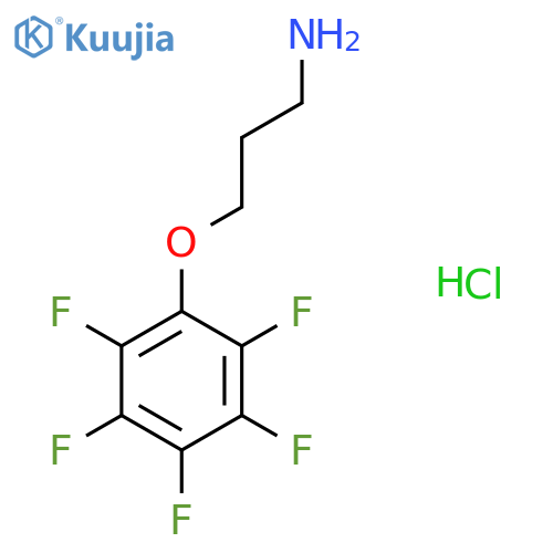 3-(Pentafluorophenoxy)propylamine Hydrochloride structure