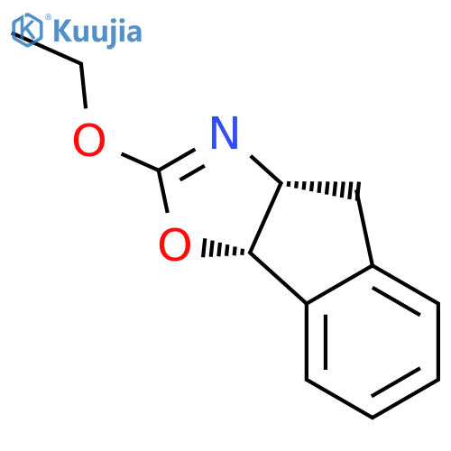 4H-Indeno[2,1-d]oxazole,2-ethoxy-3a,8b-dihydro-, (3aR,8bS)-rel- structure
