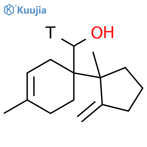 3-Cyclohexene-1-methan-a-t-ol,4-methyl-1-(1-methyl-2-methylenecyclopentyl)- (9CI) structure
