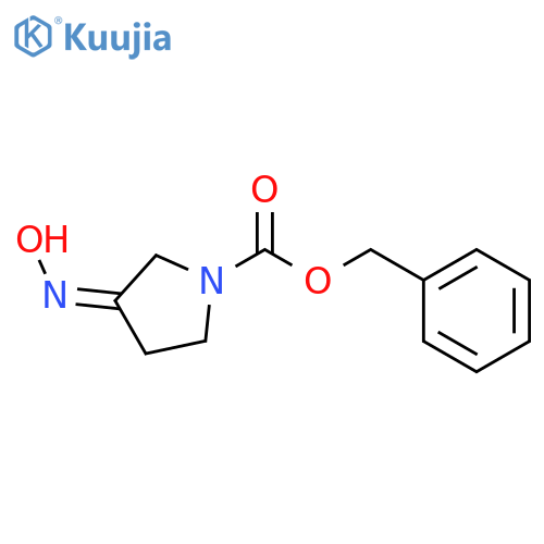 Benzyl 3-(hydroxyimino)pyrrolidine-1-carboxylate structure