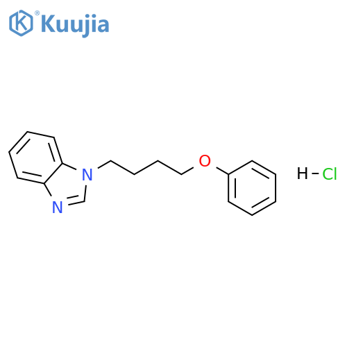 1-(4-phenoxybutyl)-1H-1,3-benzodiazole hydrochloride structure