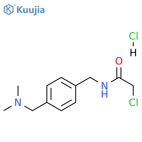 2-Chloro-N-({4-(dimethylamino)methylphenyl}methyl)acetamide Hydrochloride structure