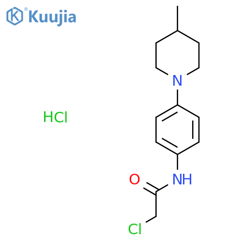 2-Chloro-N-4-(4-methylpiperidin-1-yl)phenylacetamide Hydrochloride structure