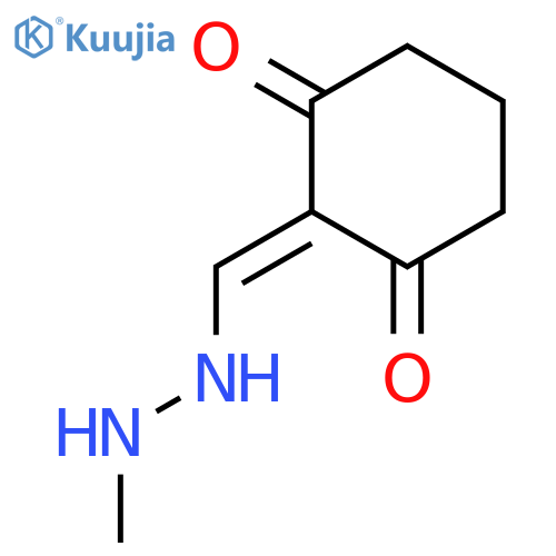 2-(2-methylhydrazin-1-yl)methylidenecyclohexane-1,3-dione structure