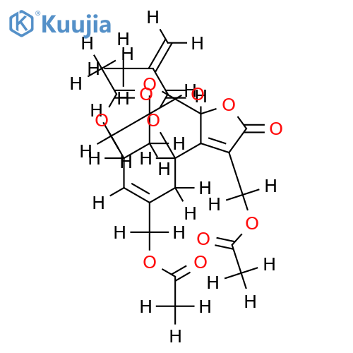 Cistiglaucolid-8-O-methacrylat structure