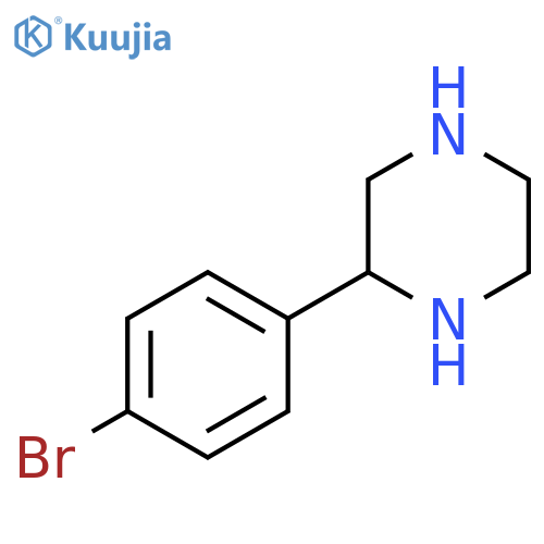 2-(4-Bromophenyl)piperazine structure