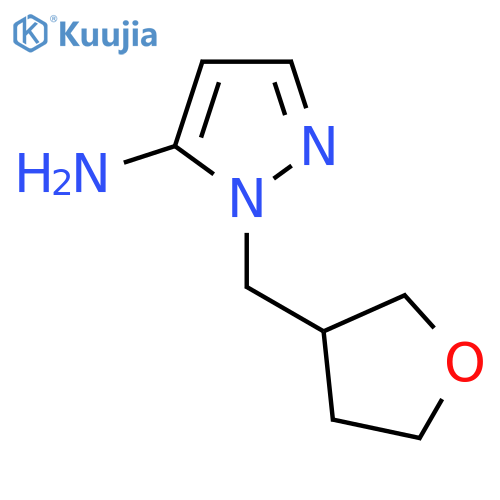 1-[(oxolan-3-yl)methyl]-1H-pyrazol-5-amine structure