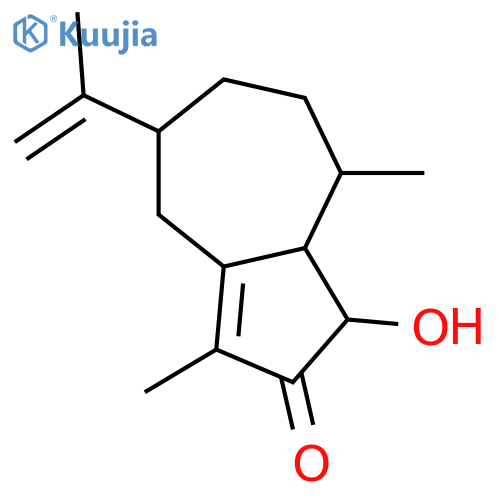 2-Hydroxy-4,11-guaiadien-3-one; (1β,2β,10α)-form structure