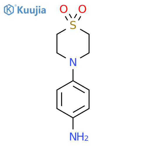 4-(4-Aminophenyl)thiomorpholine 1,1-Dioxide structure