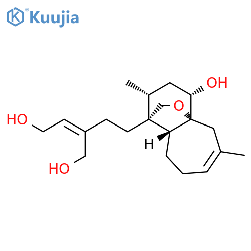 2-Butene-1,4-diol,2-[2-[(1R,2R,4S,4aR,9aR)-3,4,5,8,9,9a-hexahydro-4-hydroxy-2,6-dimethyl-4a,1-(epoxymethano)-4aH-benzocyclohepten-1(2H)-yl]ethyl]-,(2Z)-rel-(-)- (9CI) structure
