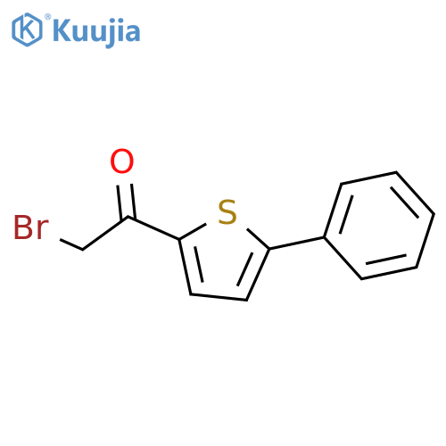 2-Bromo-1-(5-phenyl-2-thienyl)-1-ethanone structure