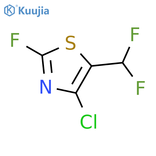 4-Chloro-5-(difluoromethyl)-2-fluorothiazole structure