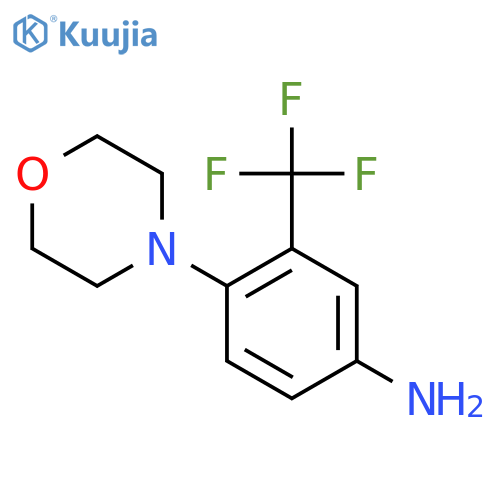 4-(Morpholin-4-yl)-3-(trifluoromethyl)aniline structure