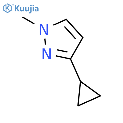 3-cyclopropyl-1-methyl-1H-pyrazole structure