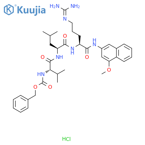 Z-Val-Leu-Arg-4MbNA·HCl structure
