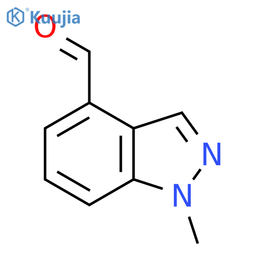 1-Methyl-1H-indazole-4-carbaldehyde structure