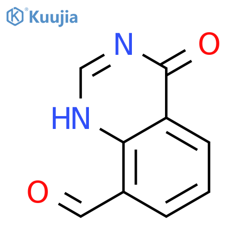 4-oxo-1h-quinazoline-8-carbaldehyde structure