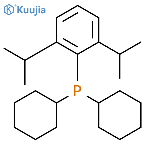 Dicyclohexyl(2,6-diisopropylphenyl)phosphine structure