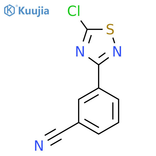3-(5-Chloro-1,2,4thiadiazol-3-yl)-benzonitrile structure